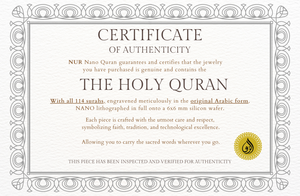 Certificate of Authenticity